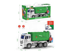 Friction Sanitation Truck Set W/L_S toys