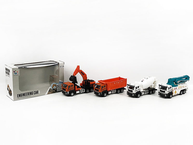 Die Cast Construction Truck Friction(4S) toys