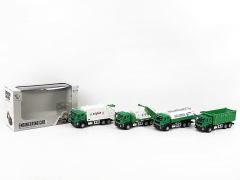 Die Cast Sanitation Truck Friction(4S) toys
