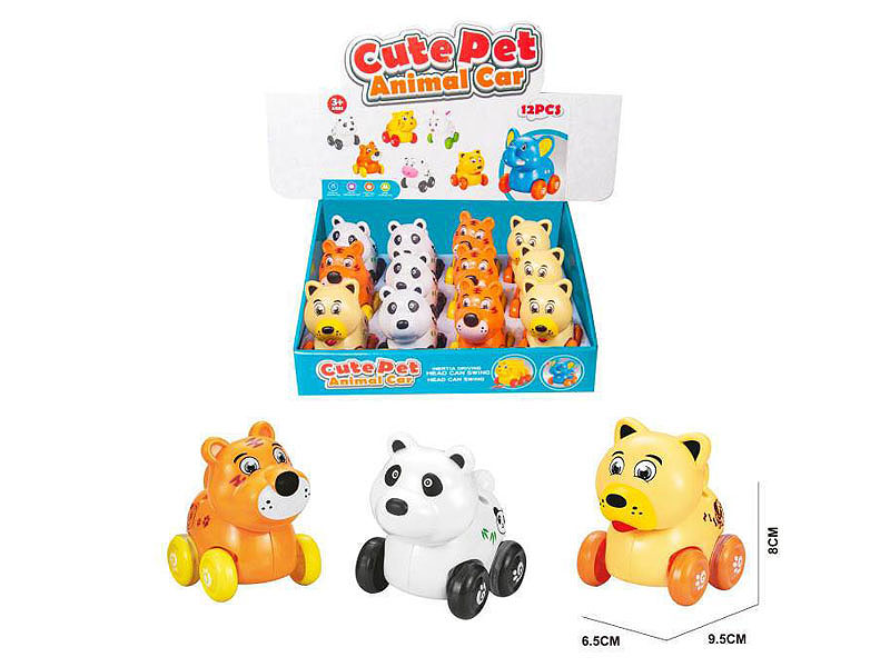 Friction Animal Car(12in1) toys