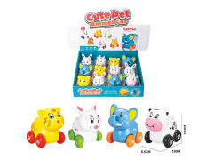 Friction Animal Car(12in1) toys