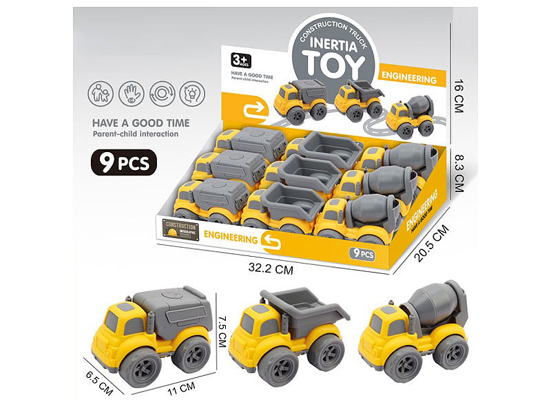 Friction Construction Truck(9in1) toys