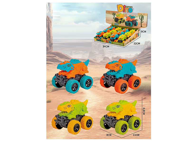 Friction Dinosaur Car(12in1) toys