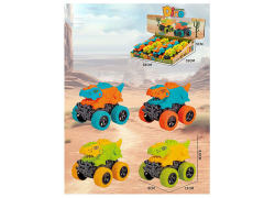 Friction Dinosaur Car(12in1) toys