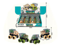 Friction Dinosaur Car(12in1） toys