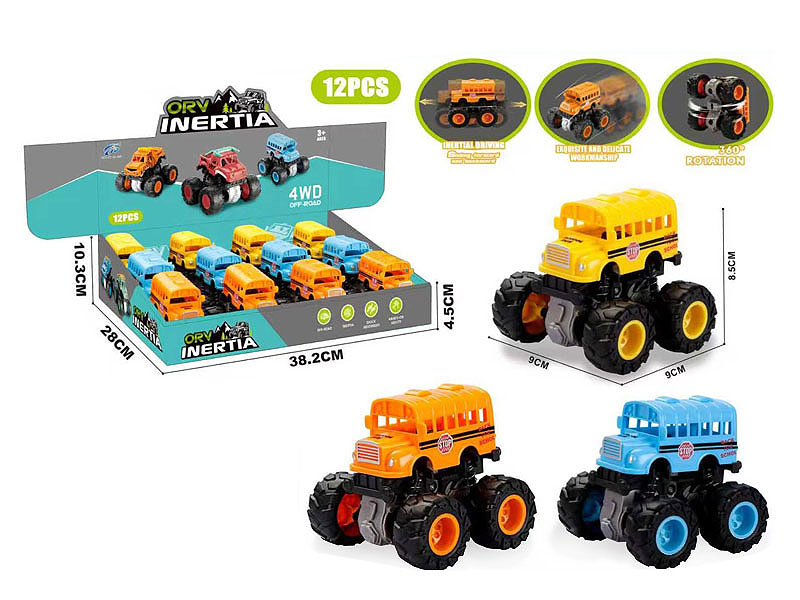 Friction Bus(12in1) toys