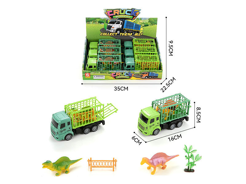 Friction Truck Tow Animal(6in1) toys