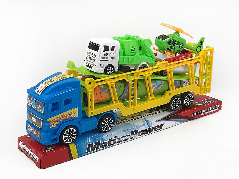 Friction Double Deck Trailer toys