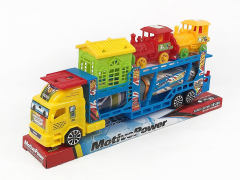 Friction Double Deck Trailer toys