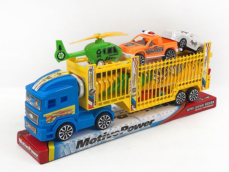 Friction Double Deck Trailer toys
