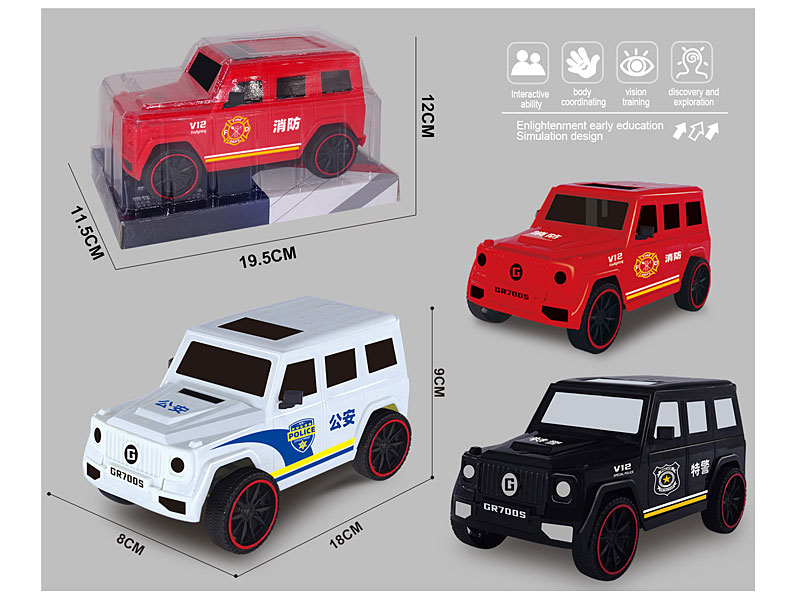Friction Police Car(3C) toys