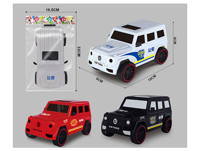 Friction Police Car(3C) toys