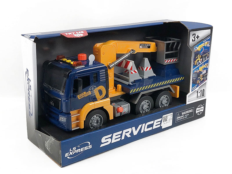 1:10 Friction Tow Truck W/L_S toys