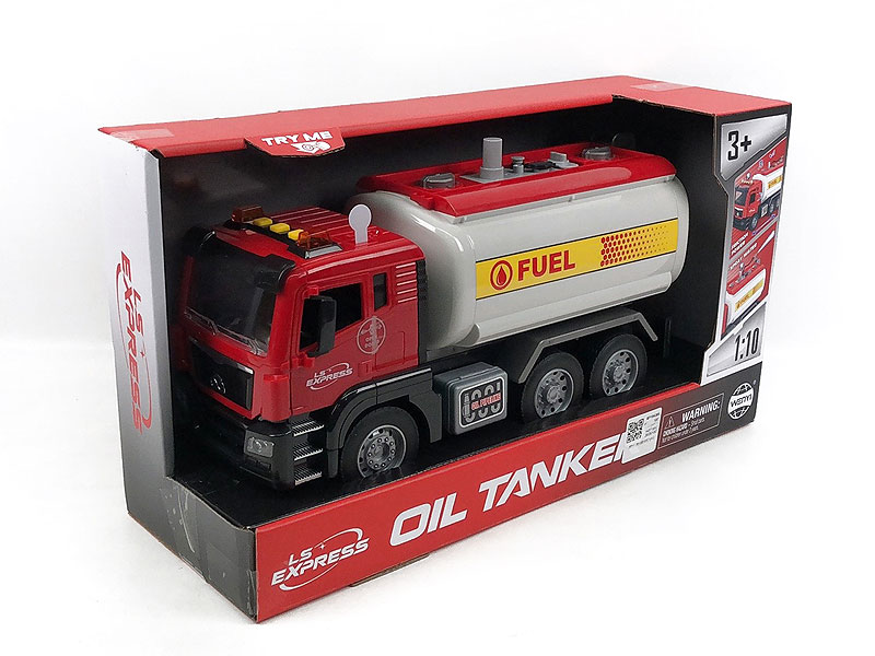 1:10 Friction Sprinkler Fire Engine W/L_S toys