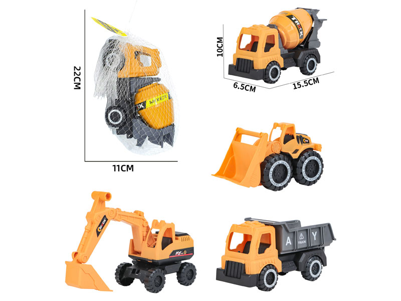 Friction Construction Truck(4S) toys