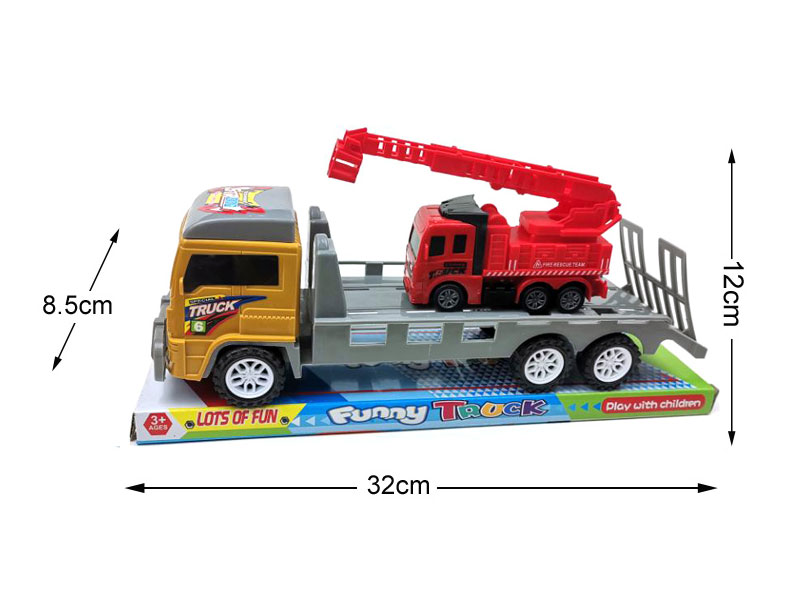 Friction Truck Tow Fire Engine toys