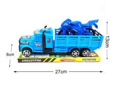 Friction Truck Tow Free Wheel Motorcycle toys
