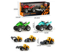 1:12 Die Cast Motorcycle Friction(3C) toys