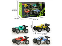 1:32 Die Cast Cross-country Car Friction(4in1) toys