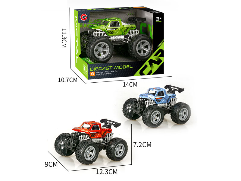 1:32 Die Cast Cross-country Car Friction(3C) toys