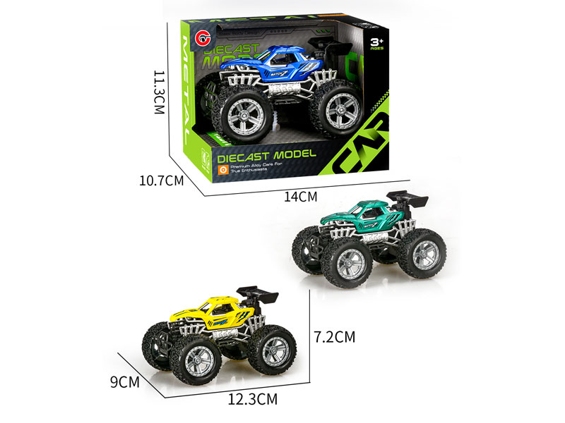 1:32 Die Cast Cross-country Car Friction(3C) toys