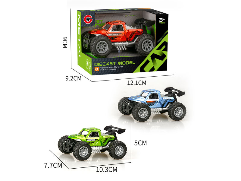 1:32 Die Cast Cross-country Car Friction(3C) toys