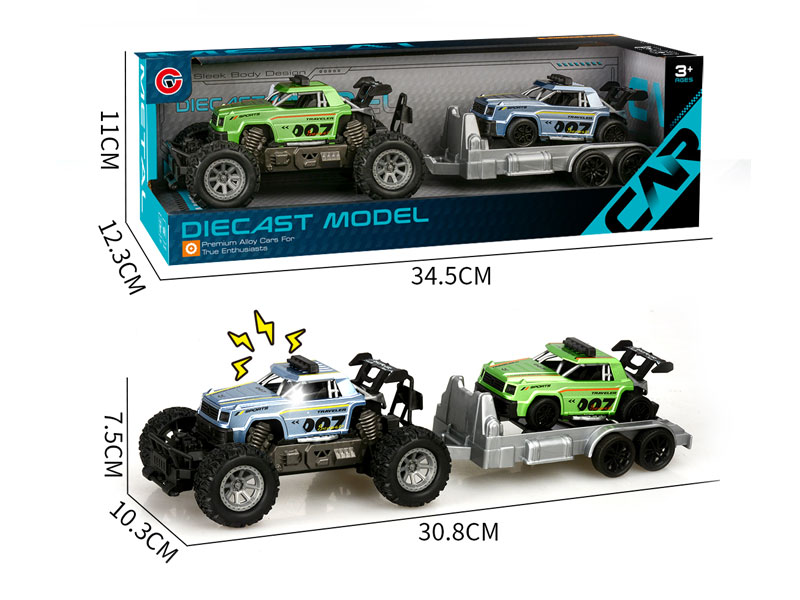 1:28 Die Cast Cross-country Car Friction W/L_M(2C) toys