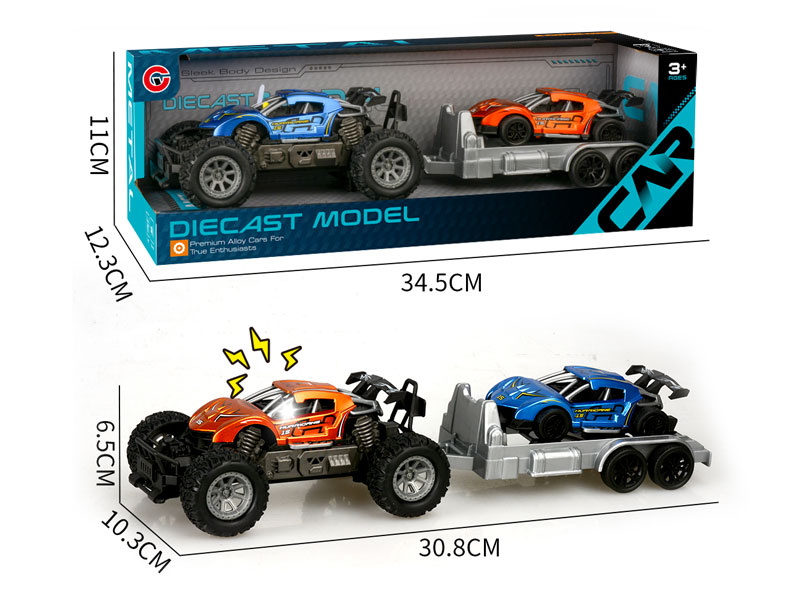 1:28 Die Cast Cross-country Car Friction W/L_M(2C) toys