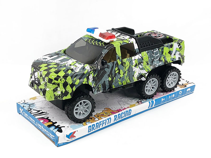 1:16 Friction Police Car(3C) toys