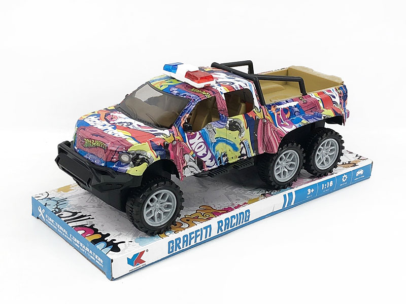 1:16 Friction Police Car(3C) toys