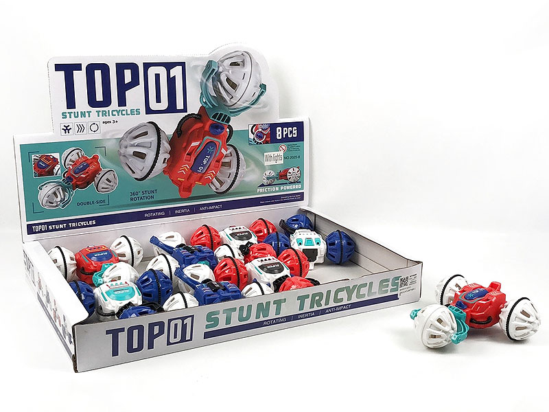 Friction Stunt Car W/L(8in1) toys