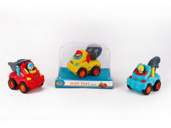 Friction Construction Truck(3S3C) toys