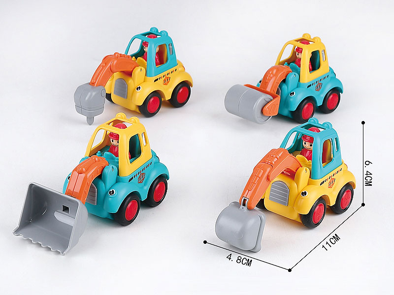 Friction Construction Truck(4S) toys