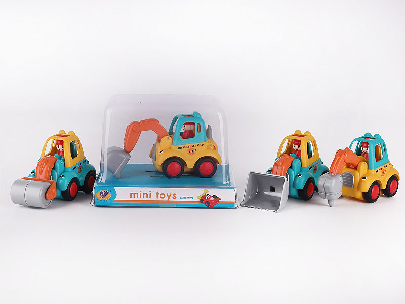 Friction Construction Truck(4S) toys