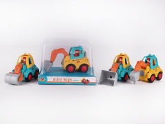 Friction Construction Truck(4S) toys