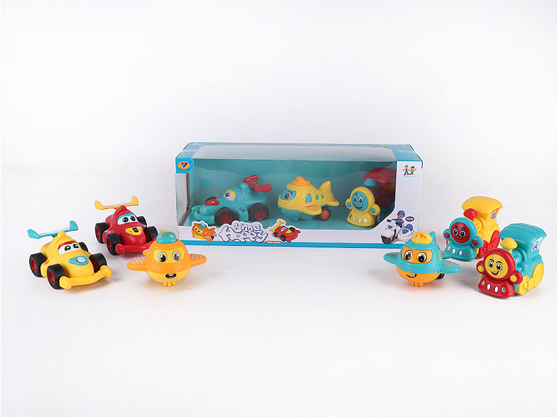 Friction Equation Car & Friction Airplane & Friction Train toys