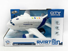 1:160 Friction Airplane W/L_S toys