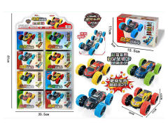 Die Cast Stunt Car Friction(8in1) toys