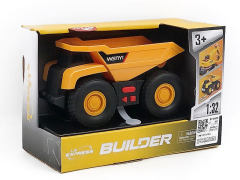 1:32 Friction Construction Truck W/L_S toys