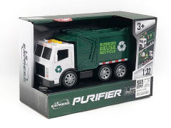 1:32 Friction Sanitation Truck W/L_S toys