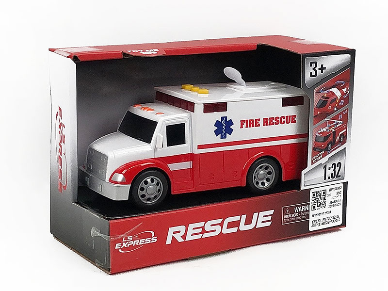 Friction Ambulance W/L_S toys