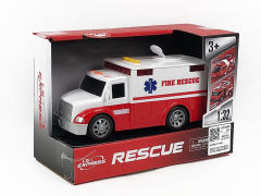 Friction Ambulance W/L_S toys