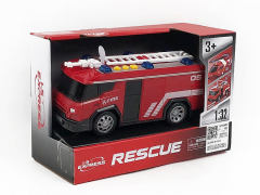 1:32 Friction Fire Engine W/L_S toys