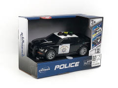 1:32 Friction Police Car W/L_S toys
