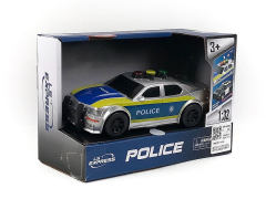 1:32 Friction Police Car W/L_S toys