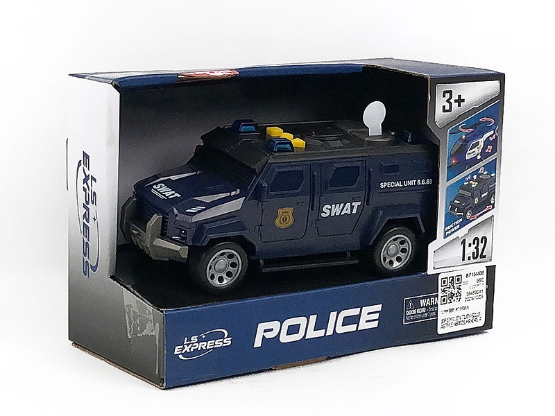 1:32 Friction Police Cross-country Car W/L_S toys