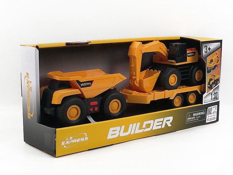 1:32 Friction Truck W/L_S toys