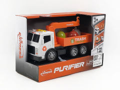 1:32 Friction Sanitation Truck Set W/L_S toys