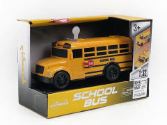 1:32 Friction School Bus W/L_S toys