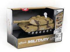 1:32 Friction Tank W/L_S toys